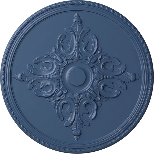 Ekena Millwork Milton Ceiling Medallion (Fits Canopies up to 7 7/8"), Hand-Painted Americana, 40 5/8"OD x 1 3/4"P CM40MIAMF - main